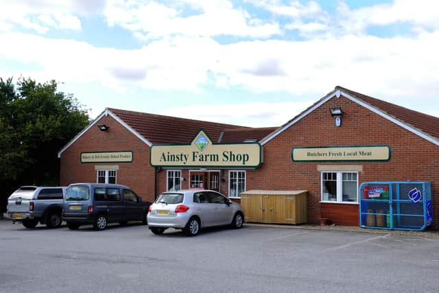 Ainsty Farm shop on the A59 near Nun Monkton.