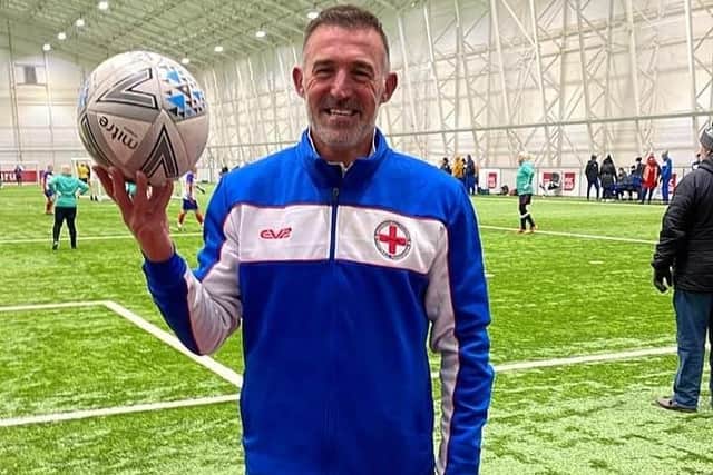 Paul Norris embraced the therapeutic benefits walking football and now plays for the England team.