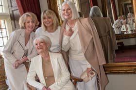 The Find Your Midlife Magic team - Bernadette Gledhill, Annie Stirk, Rachel Peru, Christine Talbot. A fashion shoot by Kate Mallender saw the fab four wearing John Lewis & Partners Leeds collections outfits at Goldsborough Hall, near Knaresborough, as they prepared for their one-day event in October.