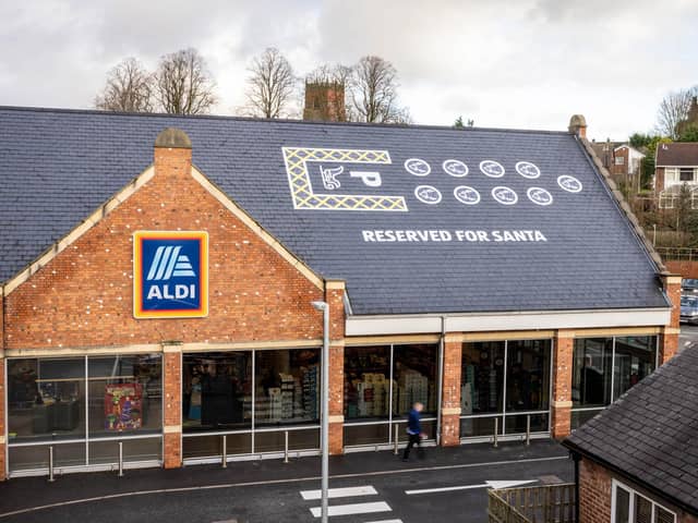 Aldi hailed its “best ever” Christmas performance, with UK sales of more than £1.5bn for the first time in the month leading up to Christmas. (Photo by James Speakman/PA Wire)