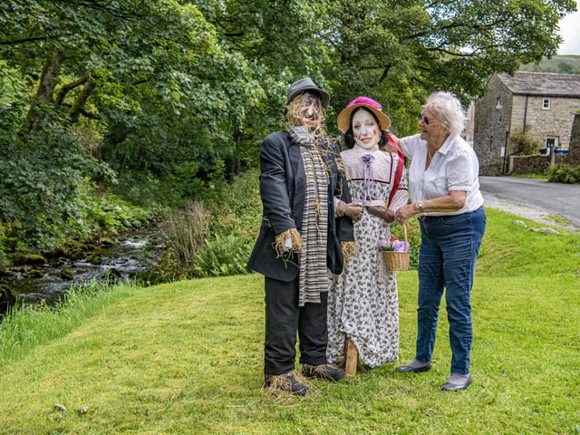 Barbara Lambert sets Worzel Gummidge and Aunt Sally.