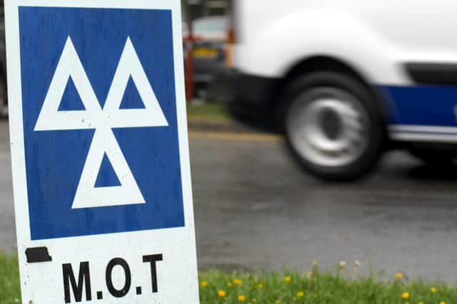 MOT centres are still carrying out scheduled tests