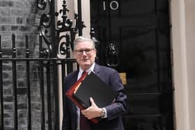 Prime Minister Sir Keir Starmer departs 10 Downing Street, London, to attend Prime Minister's Questions. PIC: Stefan Rousseau/PA Wire