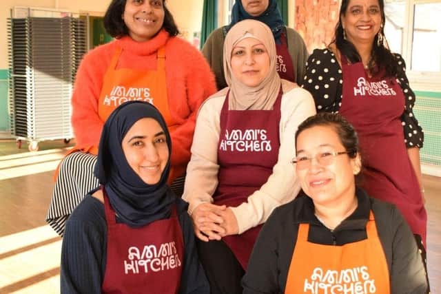 Ammi’s Kitchen Manager, Janine Dos Remedios, and chefs