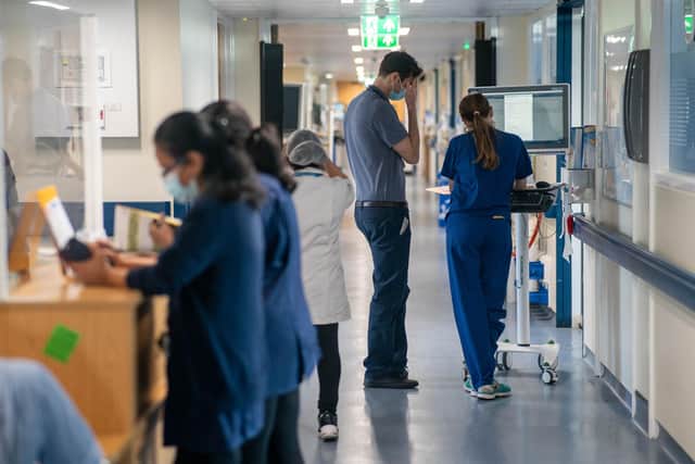 Around one in 10 healthcare workers had suicidal thoughts during the Covid-19 pandemic, new research has found. PIC: Jeff Moore/PA Wire