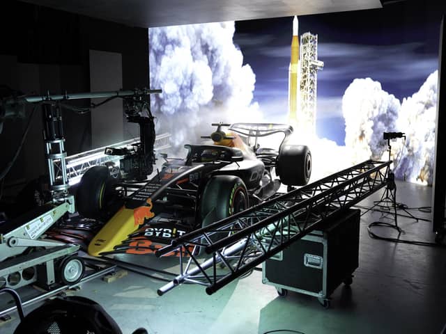 Red Bull Racing chose XPLOR at Production Park in Wakefield and Final Pixel for Formula 1’s first ever virtual production shoot