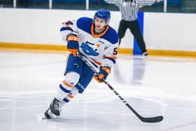 RECOMMENDED: Canadian defenceman Noah McMullin hopes to make a big impact for Leeds Knights during the 2022-23 NIHL National season. Picture courtesy of Ontario Tech. University.