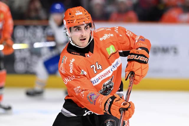 INJURY BLOW: Sheffield Steelers' forward Brandon Whistle is expected to be out for another month. Picture: Dean Woolley/Streelers Media.