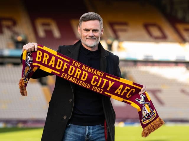 New Bradford City manager Graham Alexander. Picture courtesy of Bradford City AFC.