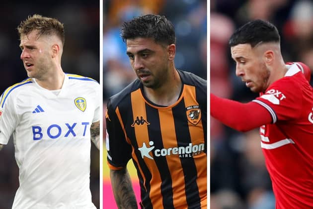LEADING MEN: Leeds United's Joe Rodon (left), Hull City's Ozan Tufan and Middlesbrough's Sam Greenwood all make the latest YP starting line-up.