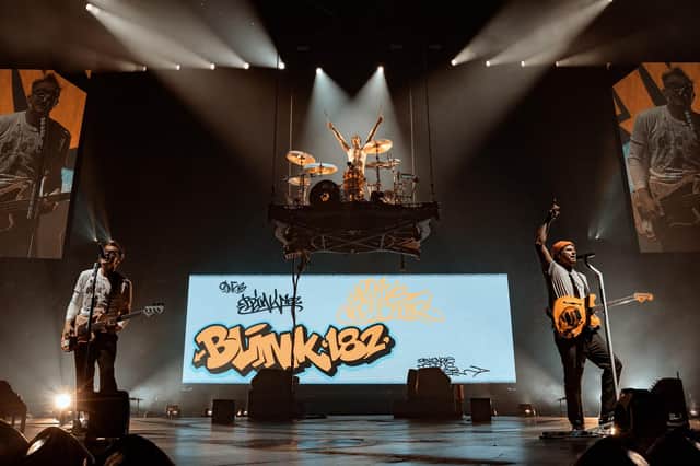 Blink-182 at AO Arena, Manchester. Picture: Clemente Ruiz