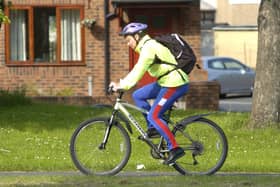 Cyclists should wear hi-vis clothing on the roads.