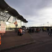 Doncaster Sheffield AIrport closure protest