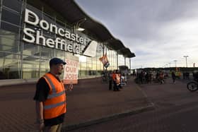 Doncaster Sheffield AIrport closure protest