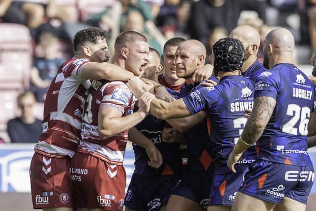 Hull KR showed little fight in a one-sided contest. (Photo: Allan McKenzie/SWpix.com)