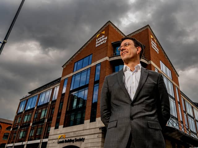 Richard Fearon, chief executive of the Leeds Building Society, Sovereign Street, Leeds, West Yorkshire. Picture By Yorkshire Post Photographer,  James Hardisty.