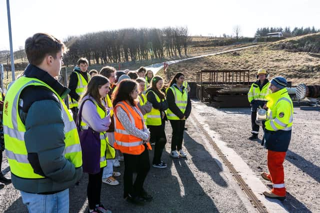 A-Level students at Meadowhead School in Sheffield visit Health and Safety England's Science and Research Centre in Buxton.