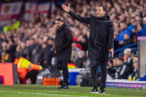 NUANCED: Championship managers Liam Rosenior and Daniel Farke tried to see both sides but the clubs were more strident