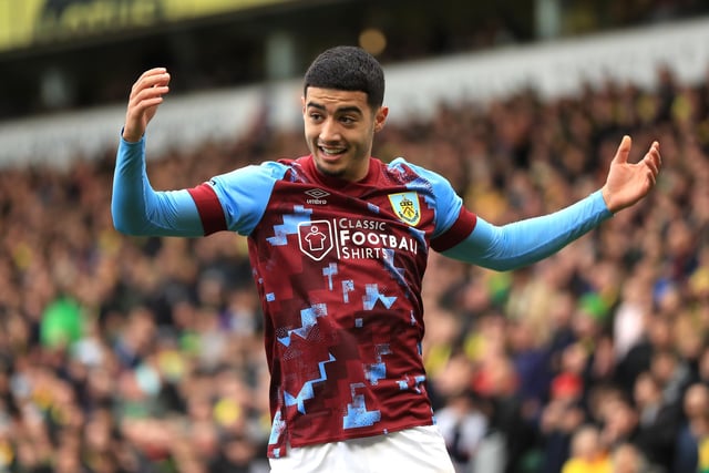 The Burnley man netted in his side's win over Norwich, while completing five successful dribbles.