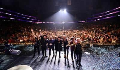Credit: Criss Cain | Left to Right: Ryan Wariner, Tony Lucido, Sean Lane, Ann Wilson, Paul Moak,Ryan Waters, Nancy Wilson