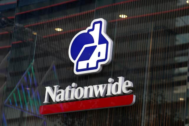 Nationwide Building Society has revealed a drop in its annual profits after taking over Virgin Money and as it announced plans to hand out around £440 million to its members next month. (Photo by Mike Egerton/PA Wire )