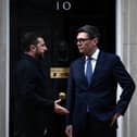 Prime Minister Andy Burnham bids farewell to the President of Ukraine Volodymyr Zelensky after their meeting at Number 10 Downing Street earlier this month. PIC: Henry Nicholls/the Press Association