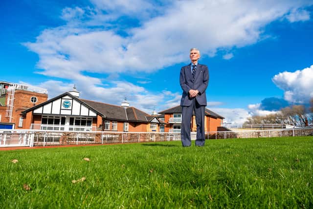 Norman Gundill, MBE, Managing Director of Pontefract Racecourse. Picture By James Hardisty.
