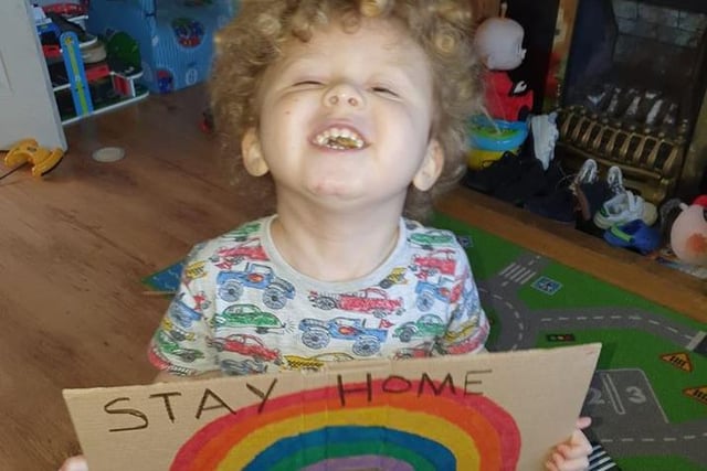 This smiley little boy is called Marcel, aged two. His mum Sara Compson shared this photo with us.