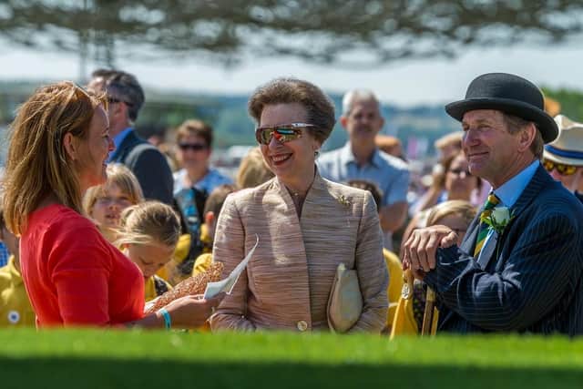Her Royal Highness Princess Anne visiting the 160th Great Yorkshire Show. (Pic credit: James Hardisty)