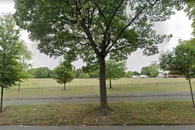 The shocking incident involved 71-year-old defendant, George Turner, and took place near to children playing at Firth Park at around 3.35pm on October 24 last year. Picture: Google