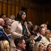 Naz Shah speaking during Prime Minister's Questions in the House of Commons. PIC: UK Parliament/Jessica Taylor/PA Wire