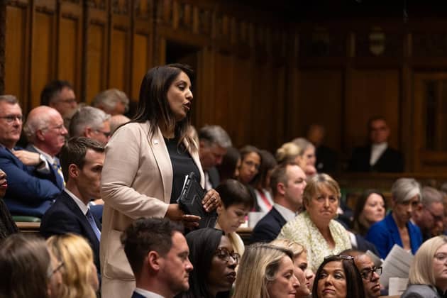Naz Shah speaking during Prime Minister's Questions in the House of Commons. PIC: UK Parliament/Jessica Taylor/PA Wire