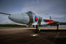 The historic Vulcan bomber XH558 will provide a Halloween attraction at Doncaster Sheffield Airport on Saturday, October 31. The Vulcan to the Sky Trust is hosting its first Halloween Howl, giving families the chance to see and hear the famous aircraft. Pictured Wayne Fielding, Commercial & Operations Manager for Vulcan to the Sky Trust in front of the aircraft. Picture: James Hardisty.