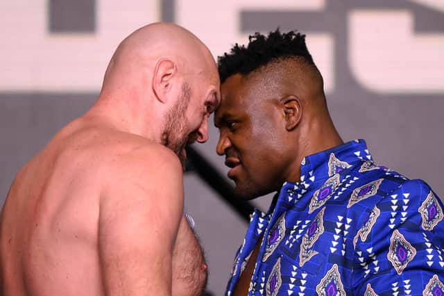 Tyson Fury and Francis Ngannou are set to lock horns. Image: Justin Setterfield/Getty Images