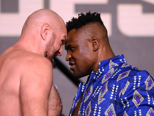 Tyson Fury and Francis Ngannou are set to lock horns. Image: Justin Setterfield/Getty Images