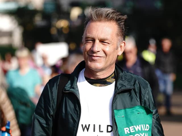 BBC TV presenter and activist Chris Packham was reported as being one of the personalities urging schools to increase the uptake of veggie meals. PIC: PA