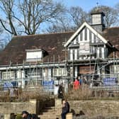 The Rose Garden Cafe in Graves Park, Sheffield with customers queuing out of the door on Sunday, March 2, 2025. Picture: Julia Armstrong