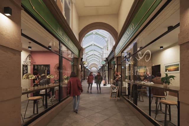 An artists' impression of the new arcade