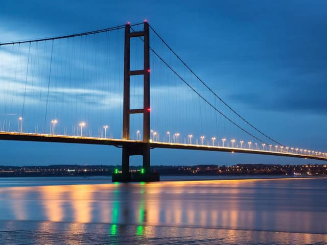 Humber bridge by night. Picture: Future Humber