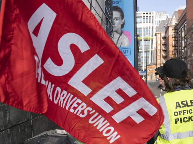 Train drivers are to stage a fresh series of strikes next month in their long-running dispute over pay, their union Aslef has announced.
 Danny Lawson/PA Wire