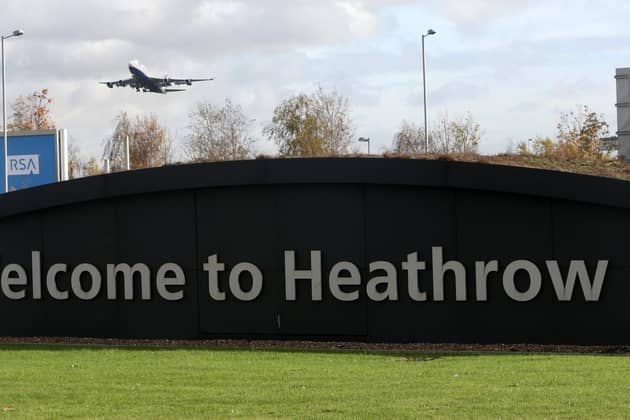 Passenger numbers at Heathrow were just 2 per cent below pre-pandemic levels last month, new figures show. (Photo by Steve Parsons/PA Wire)
