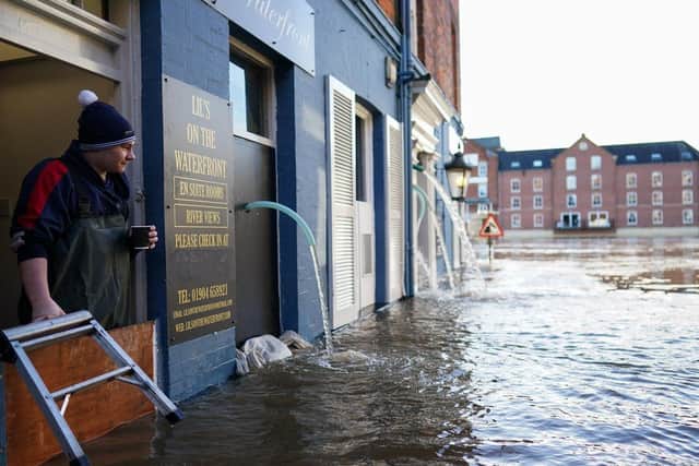 Flooding impacting businesses in Yorkshire