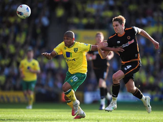 Former Norwich City and Barnsley forward Simeon Jackson has a new home in the seventh tier. Image: Jamie McDonald/Getty Images