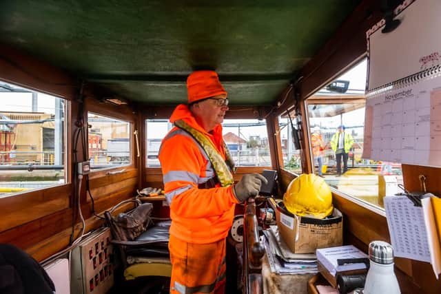 Date: 30th November 2022.
Picture James Hardisty.
STOCK.....
One of the last Mainmast barges to travel down the river Hull after the announcement of the closure of Cargill’s Hull rapeseed crushing plant in Hull, due to current market conditions. Pictured Tony Carty, skipper of the Swinderby a 44.52m long barge with the capacity to carry over 500 tons.