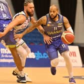 Rodney Glasgow Jnr of Sheffield Sharks has suffered an Achilles injury (Picture: Bruce Rollinson)