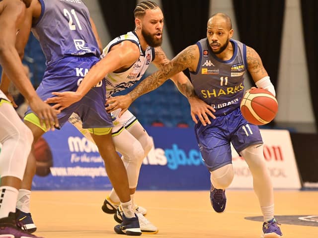 Rodney Glasgow Jnr of Sheffield Sharks has suffered an Achilles injury (Picture: Bruce Rollinson)