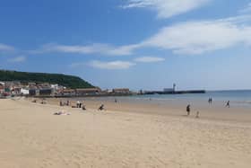 Scarborough South Bay in the sunny weather