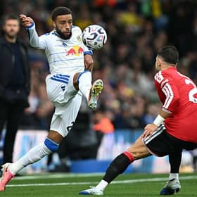 FREE SPIRIT: Leeds United's Jayden Bogle pops up in different positions (Image: Paul ELLIS / AFP via Getty Images)