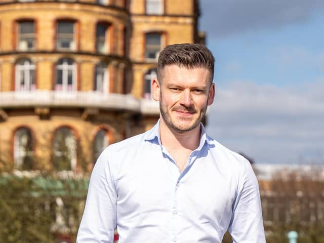 North Yorkshire mayoral candidate Keane Duncan said yesterday he would create a mayoral development corporation to allow him to purchase the Grand Hotel and regenerate Scarborough town centre if he is elected.