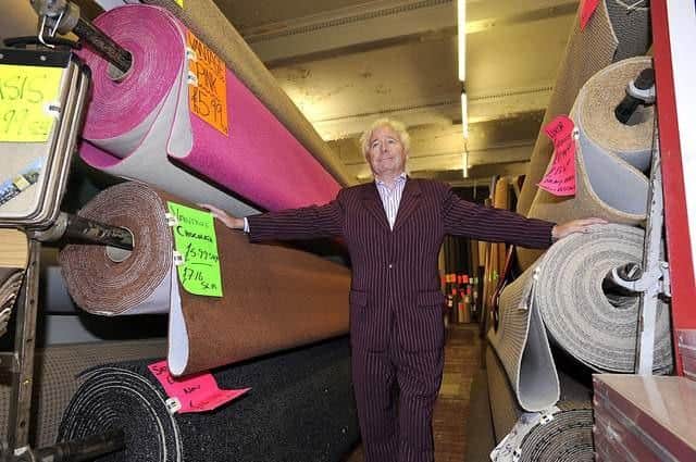 Filming is underway for a new TV advert for famous Armley retailer Mike’s Carpets – starring the owner Mike Smith 40 years on from the original Yorkshire TV hits.
